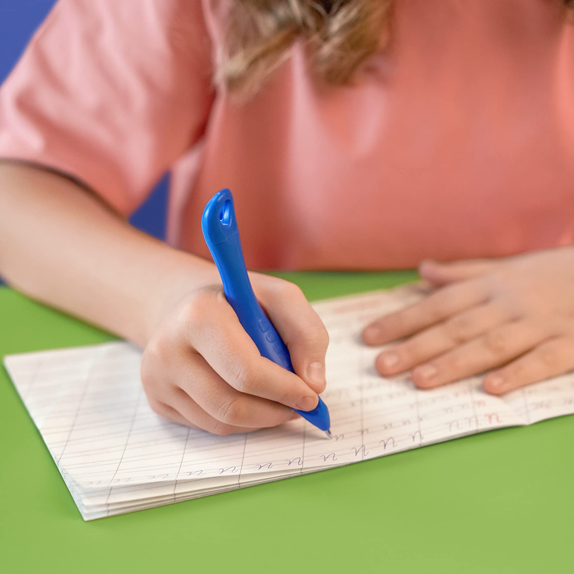 YPen özel Eğitim eğitmen kalemi, çocuklara yazmayı öğretmek için tasarlanmıştır (6-9 yaş) (Mavi)
