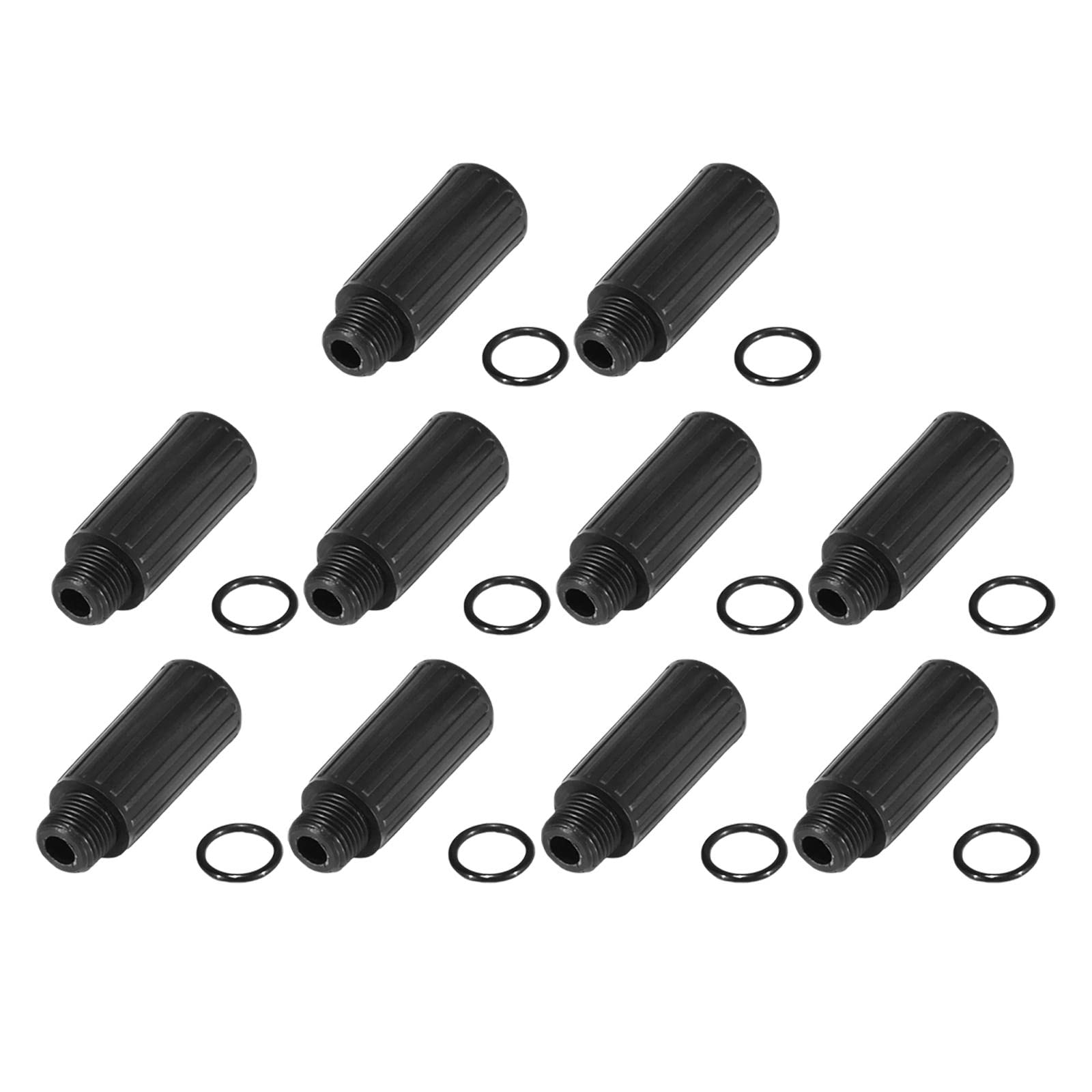 SAZ DEKOR® 10x Air Compressor Oil Cap Plug Spare Fitting Replacement for Coleman|Mini Nail Fixation Tool, Portable Mini Nail Shooting Machine, Nail Wall Fixing Tool, Household Woodworking Accessories|