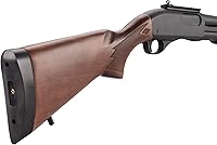 Vista 6 de GoldenBall & Eagle M870 Three Round/Six Round-Shot Pump Action Gas Steel Airsoft Shotgun - Black & Wood