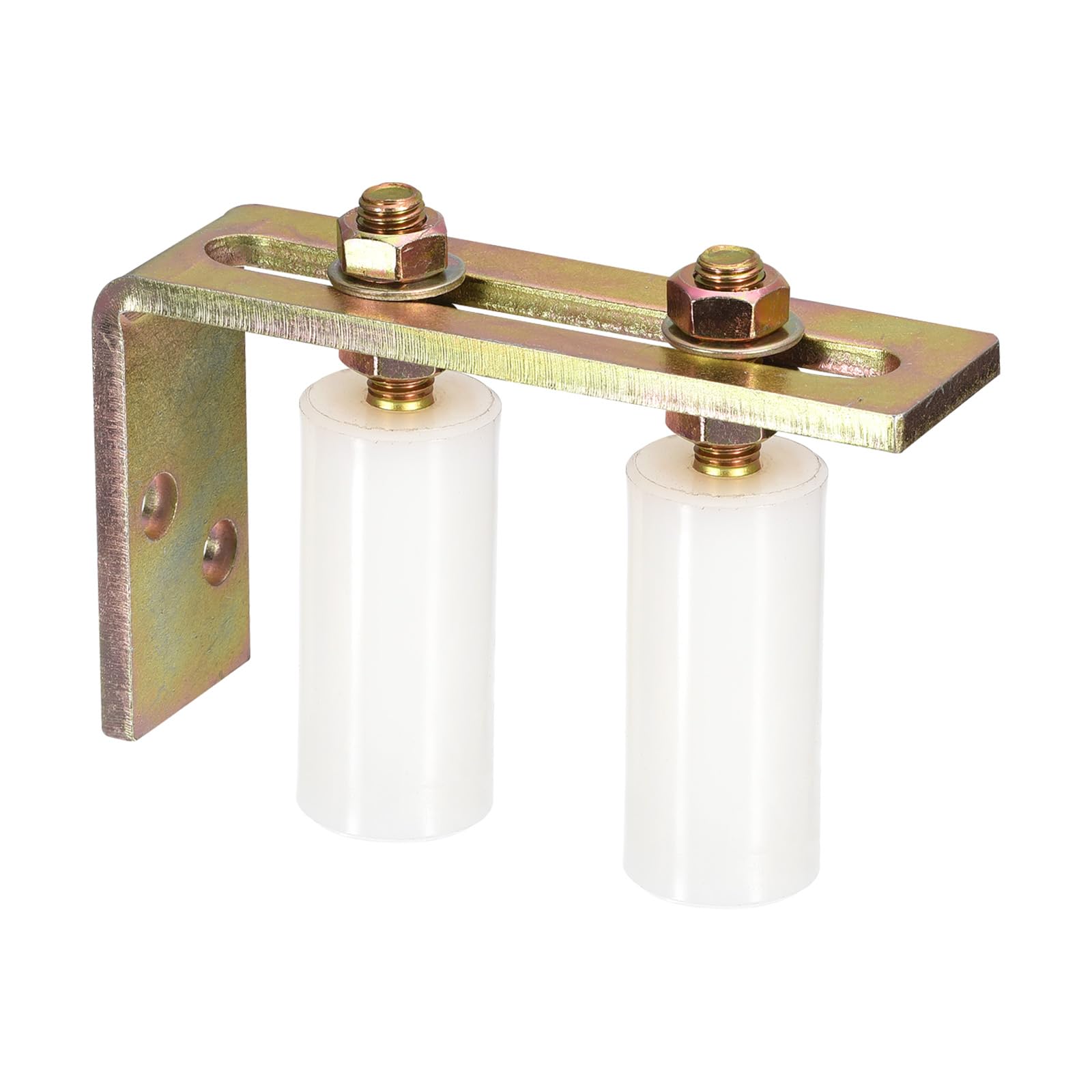 Rodillo de nylon blanco de 3" con guiado suave para puerta corredera