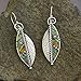 BG&WLing Boho Leaf Earrings for Women Dangling Hypoallergenic 925 Sterling Silver Leave Dangle Drop Native Vintage Bohemian Earrings Fashion Jewelry (Antique Silver)
