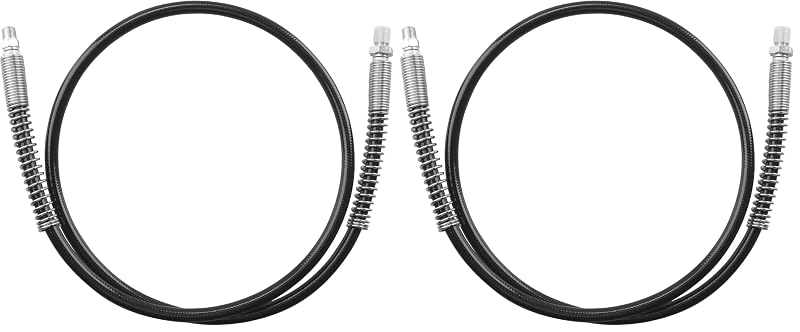 Mangueira Flexível de Reposição para Engraxadeira 121,9 cm, 10.000 PSI, 1/8 NPT, RMSPO, Kit com 2