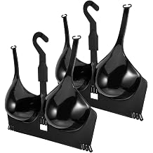 USHOBE Female Bra Mannequin Display Stand Portable Design with Hanger 2 Pcs Plastic Material Excellent Display Effect for Clothes Shop for Bra Shop and Clothes Store