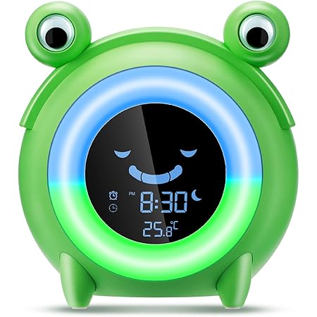 Réveil Enfant Educatif Jour/Nuit, Réveil Enfant Avec Veilleuse, Machine