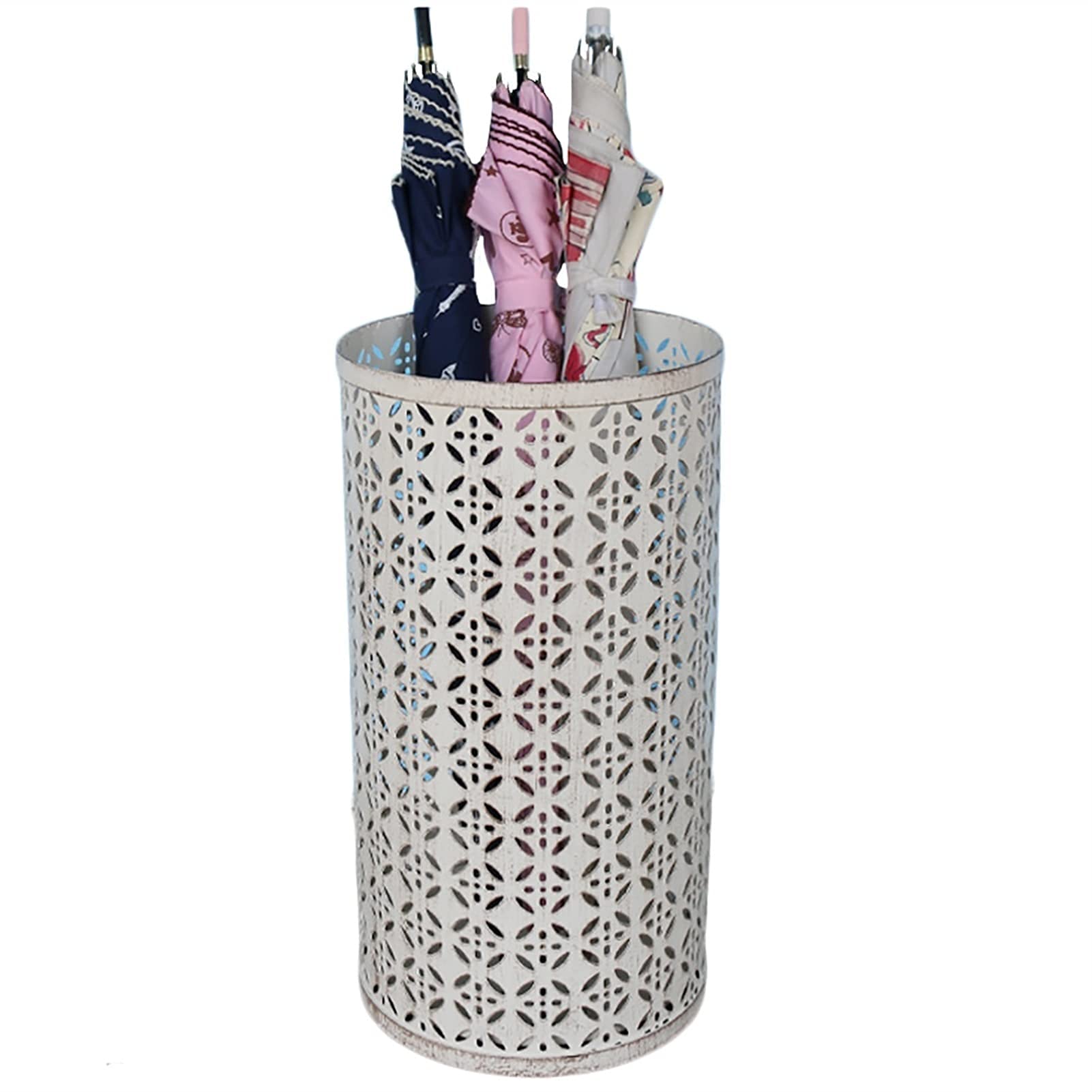 Porte-parapluie peu encombrant Slish en fer forgé pour petites entrées