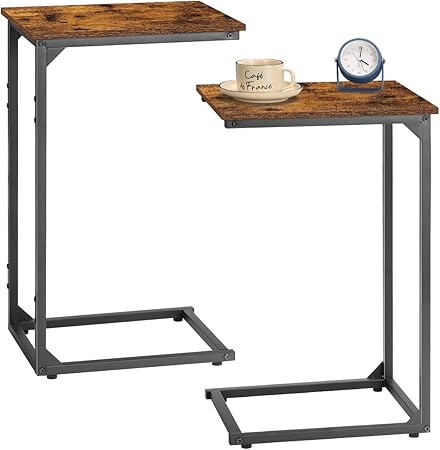 Melos C Shaped End Table