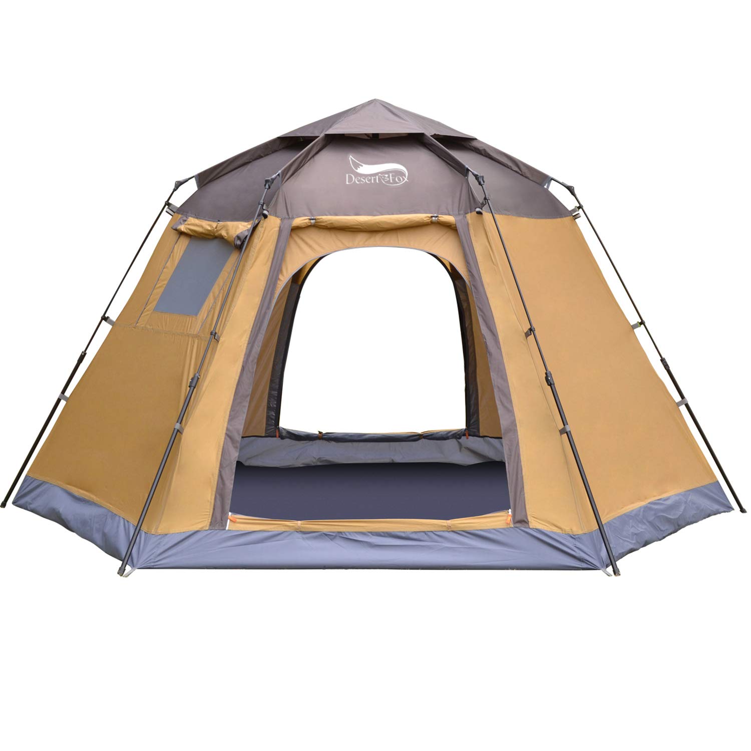 DESERT & FOX Automatic Pop-up Tent, 4-5 Person Outdoor Instant