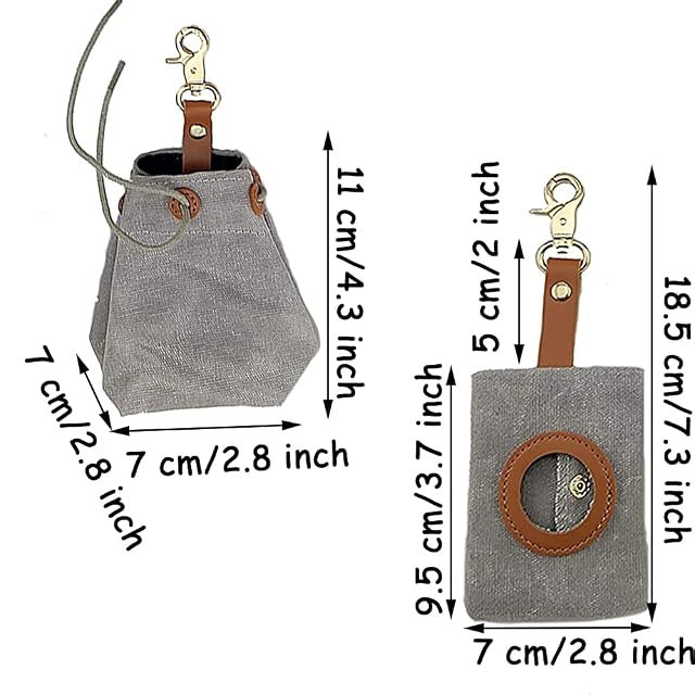 Foto 2 de 8 de 1 Juego Bolsa para Perros con Cremallera, Bolsa para Pasear Perros, Bolsa de Basura para Mascotas