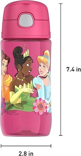 Miniatura 5 de THERMOS - Botella FUNtainer de plástico para hidratarse de 16 onzas con boquilla princesa
