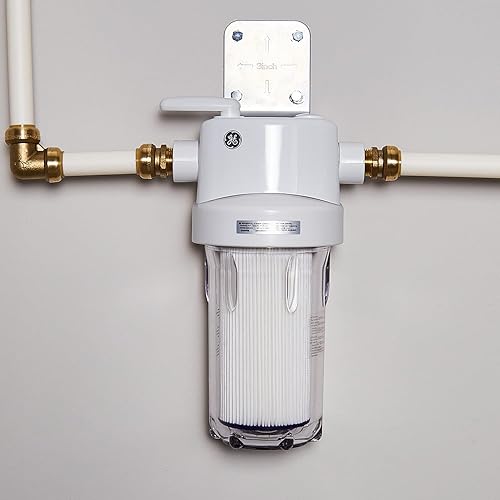 Miniatura 3 de GE Sistema de filtro de agua para todo el hogar  Sistema de filtración de agua de primera calidad que reduce los sedimentos el óxido y más  Kit de