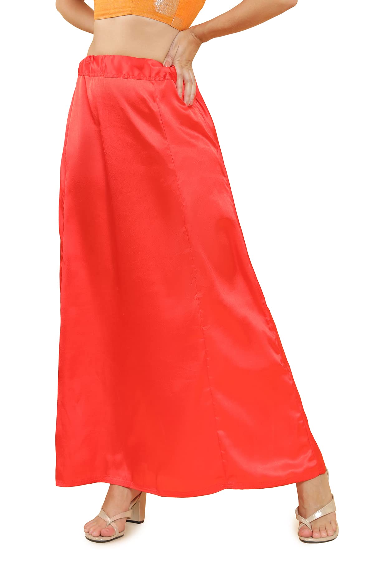 SochRed Satin Petticoat-image-17