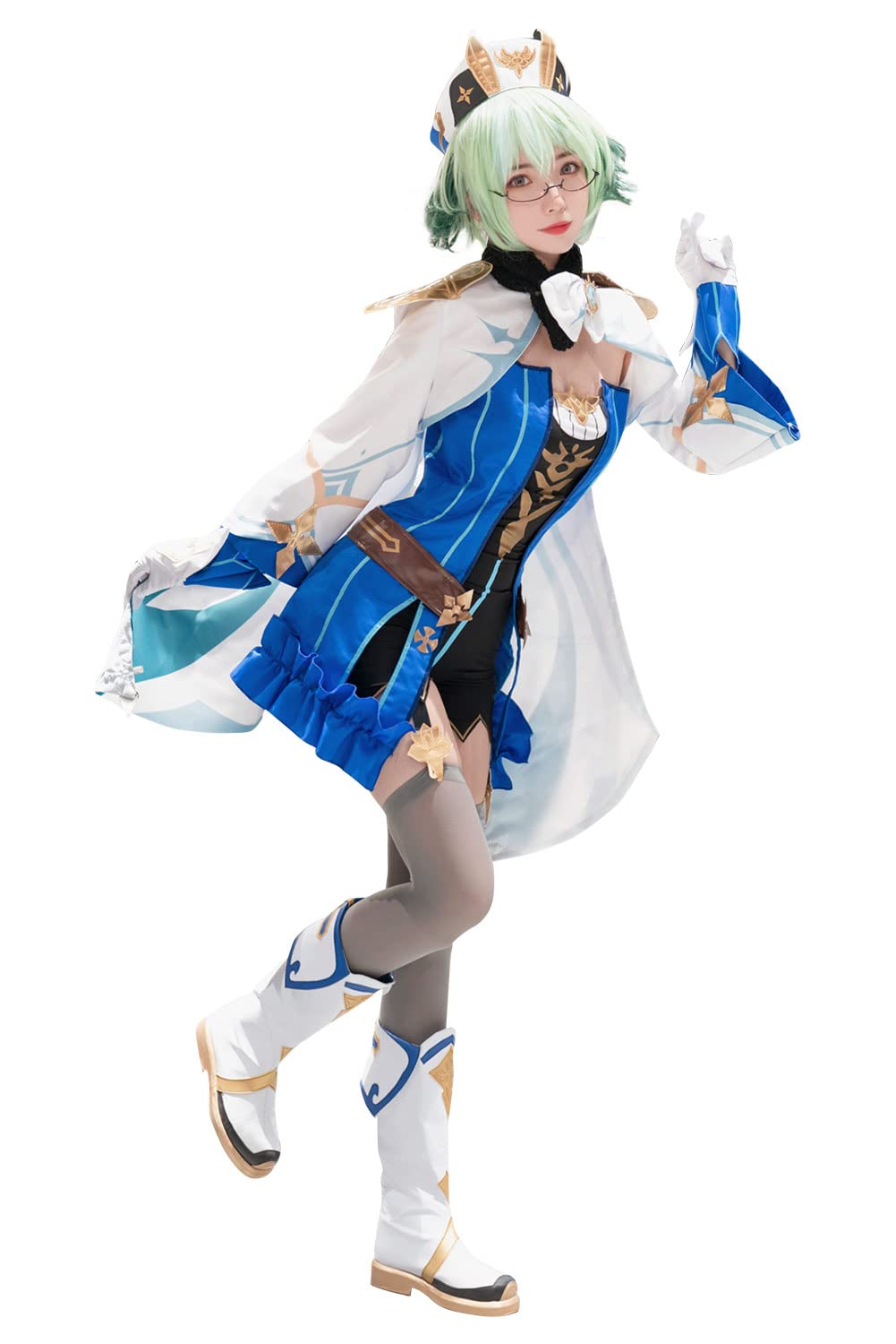 Wolancy Genshin Impact Cosplay Venti/Hutao/Zhongli/Noelle/Albedo Halloween Costume for Womens