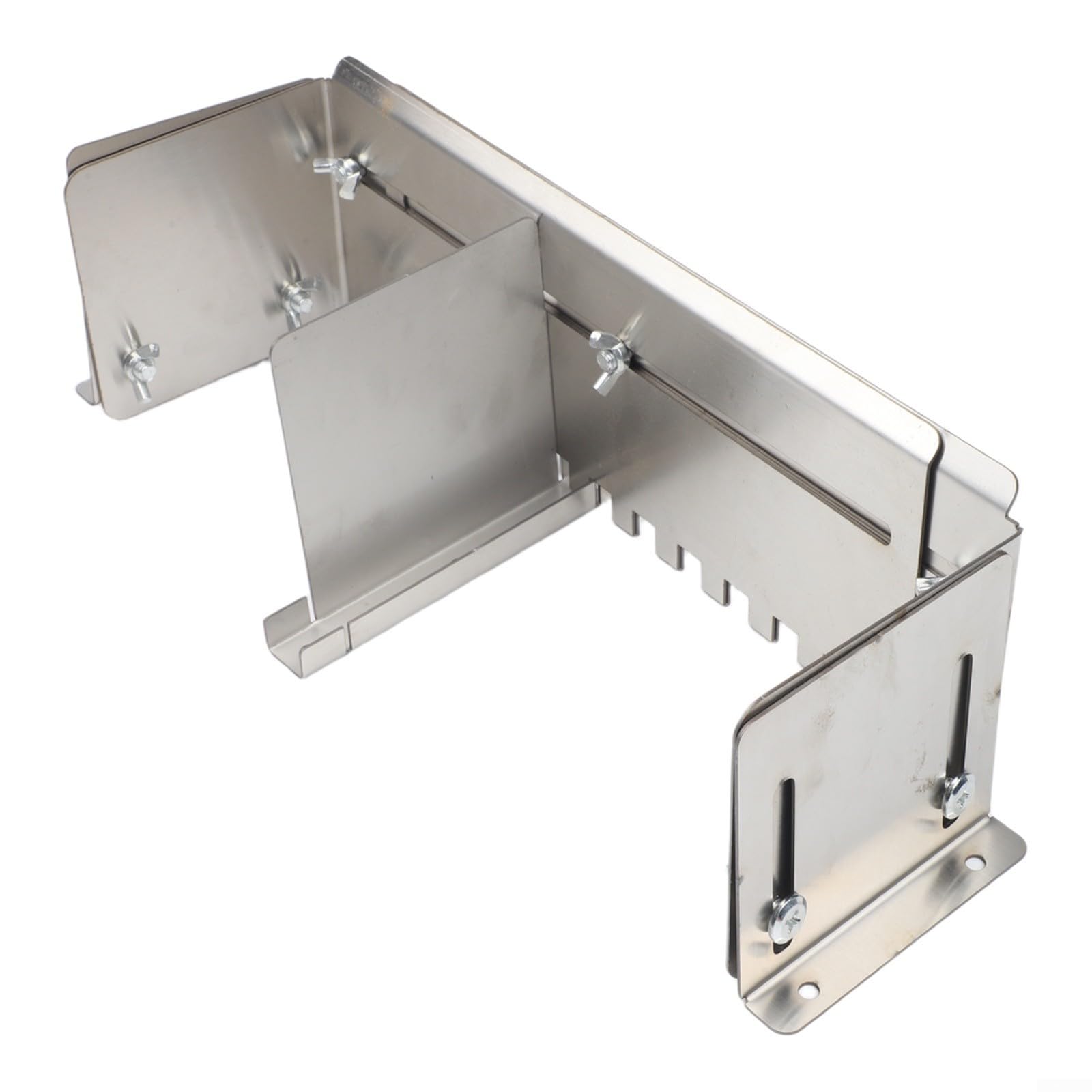Paleta ajustable con muescas de acero inoxidable resistente para azulejos, herramienta para aplicación de lechada, colocación de suelo, construcción profesional, 30 cm (B)