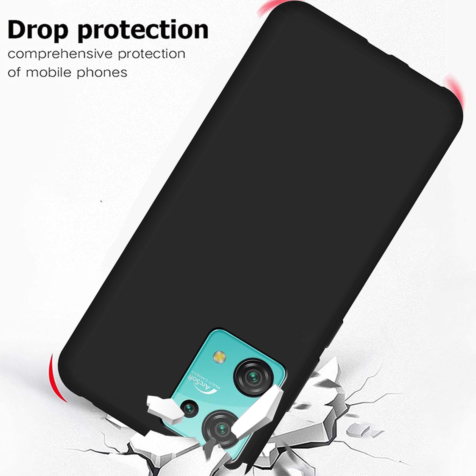 YHYM [4 in 1] Case Compatible with Oscal C30 Pro/Oscal C30, Clear Soft
