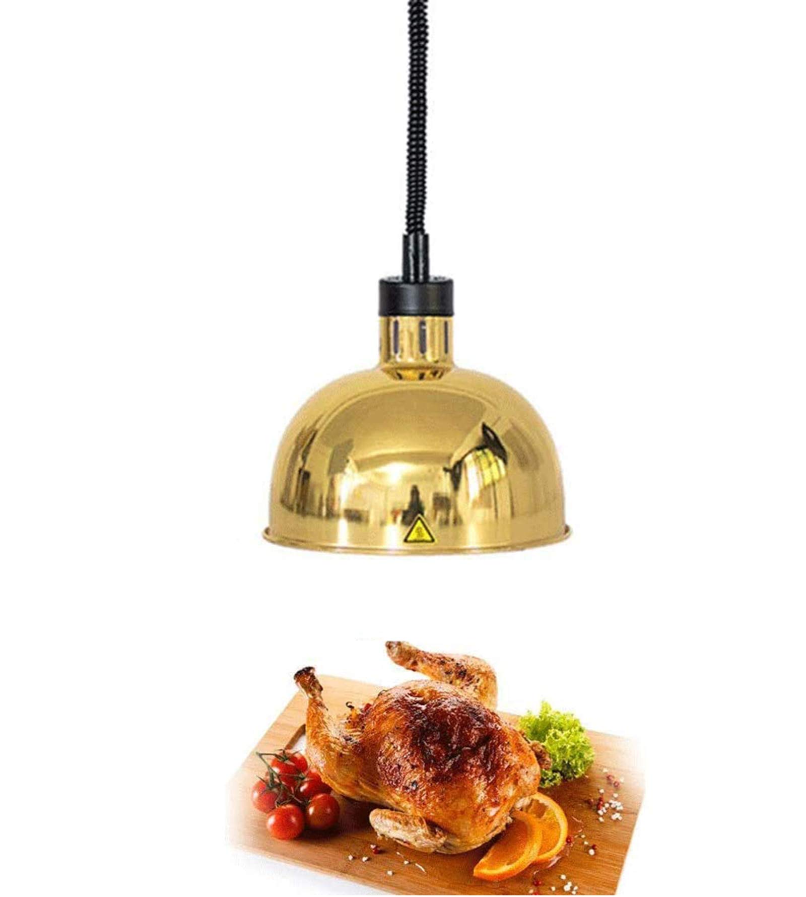 Lampe chauffante pour buffet restaurant et cantine lustre extensible de 60-180cm