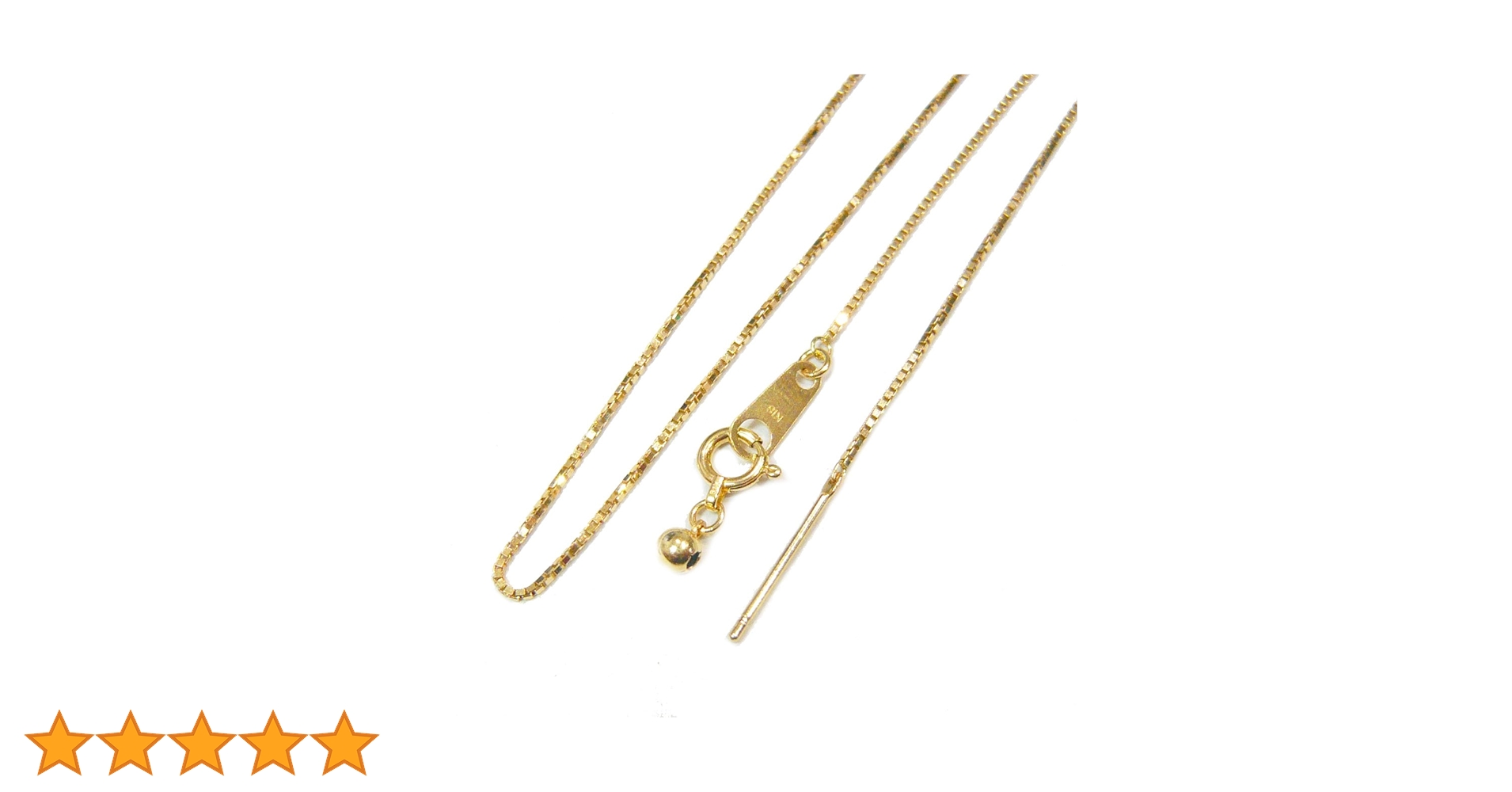 8/17(日)18時迄出品❣️約50cm★K18YGベネチアンチェーンネックレス 楽天市場】K18 ベネチアンチェーン ネックレス(18k、18金製