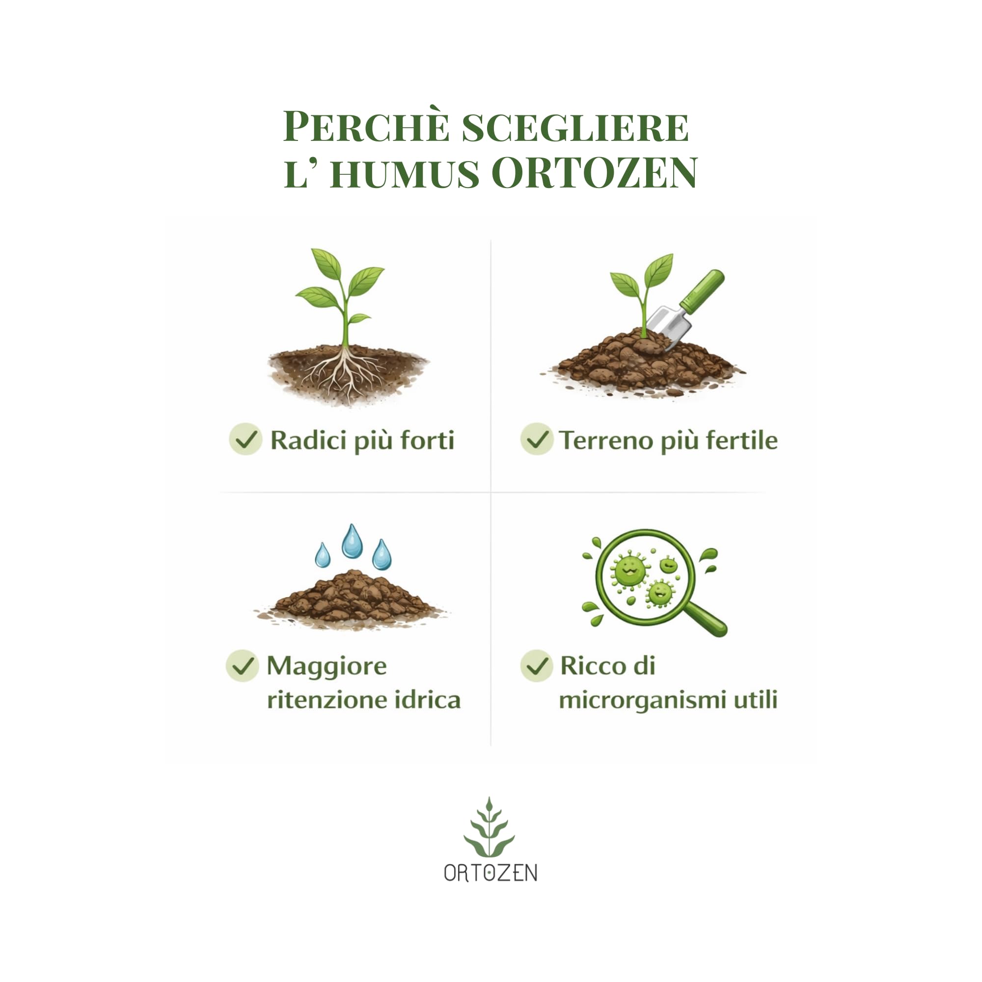 Humus di Lombrico 20 kg – Ammendante Organico Naturale, Migliora la Fertilità del suolo e lo Sviluppo delle Piante - Concime per Orto, Alberi da Frutto e Piante Ornamentali