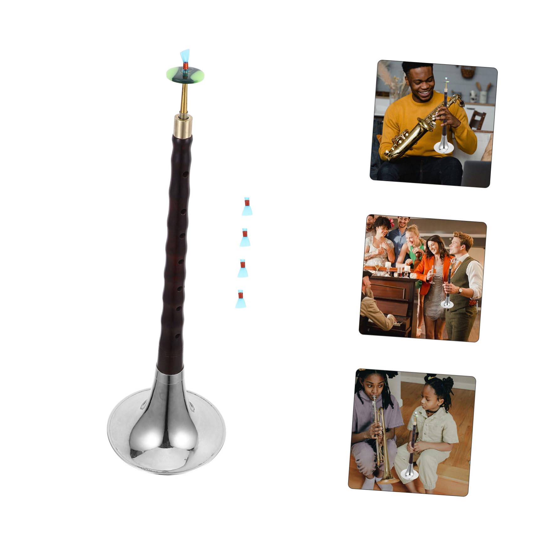 Suona Tragen Kupfer Leicht Anfänger für Blasinstrument Chinesisches Traditionelles Einfach zu Zufällige Farbe für Schüler und Professionelle Musiker