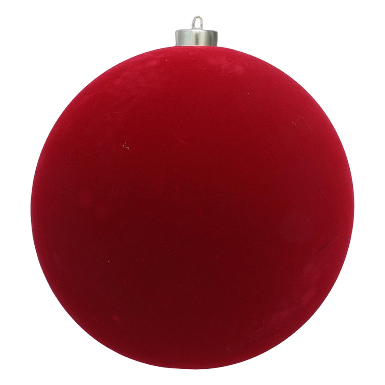 NMFLAB Christmas Baubles Shatterproof Velvety Christmas Ball Ornament for Tree Door Handle Mantels Holiday Decoration Blanketed Ornamentation