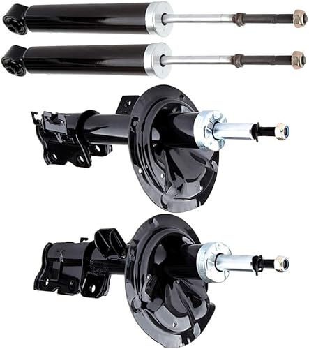 Para Murano (juego de 4 amortiguadores delanteros y traseros) ANGLEWIDE Shocks Struts Set se adapta a 2003 2004 2005 2006 2007 para Nissan para