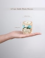 Vista 28 de 10 Wooden Tea Candle Holders for Baby Baptism Party Favors, Baby Shower Favors for Guests, Baby Girl Gender Reveal, Party Decorations