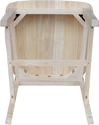 Miniatura 8 de Juego de 2 sillas laterales Mission de 39.2 pulgadas de alto, muebles de comedor de cocina de parawood macizo, sillas elegantes y cómodas para