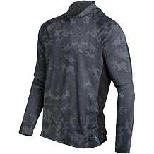 Fieldsheer Mens Cooling Hoodie LT, Long Sleeve Quick Dry Lightweight Hooded Shirt LT