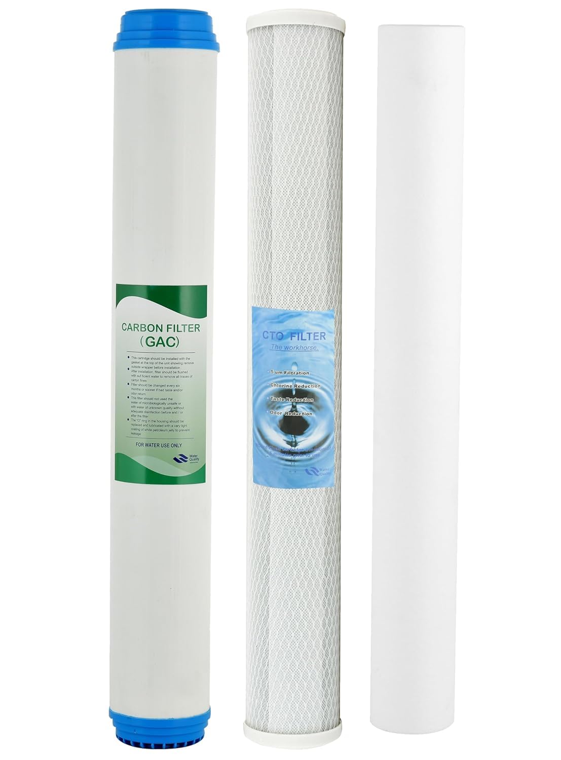 Aameria RO 20 Inch Filter Set (Pp Spun, Granular Activated Carbon Gac, Carbon Block Cto) Ro and Water Purifiers Up to 50 Lph and 100Lph RO Water Purifier-image-13
