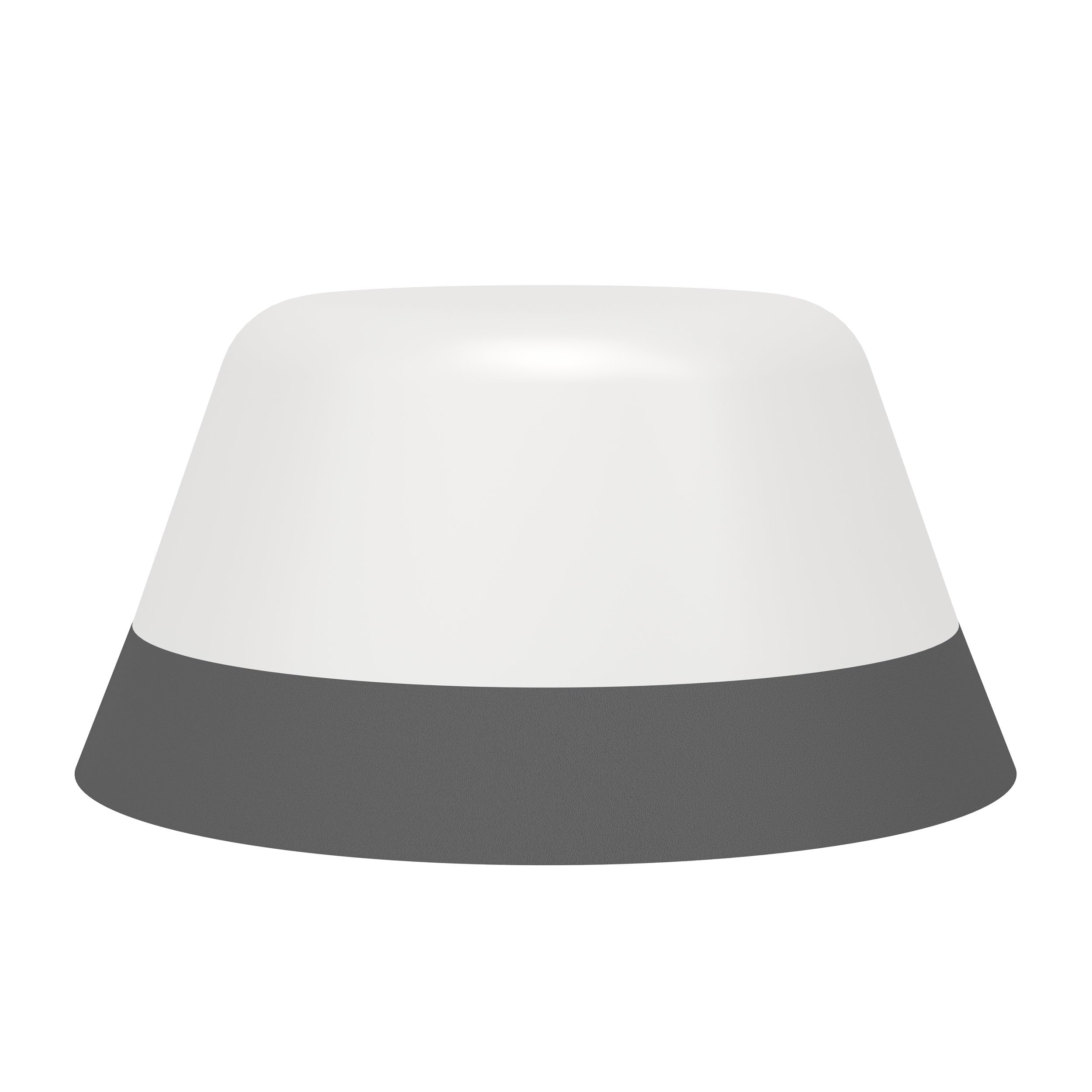 Eglo Meggiano lampada da tavolo a LED per esterni, lampada | da campeggio, dimmerabile, con paralume a sospensione, attacco USB, plastica bianca e grigia, luce bianca calda, RGB, IP54