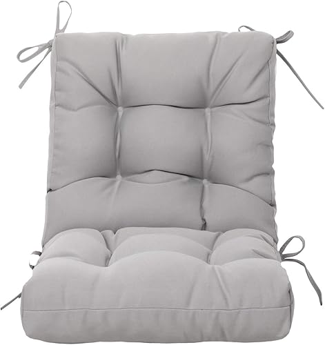 Miniatura 2 de ARTPLAN Cojines de mimbre para silla para todo tipo de clima, almohada copetuda con respaldo para muebles de exterior