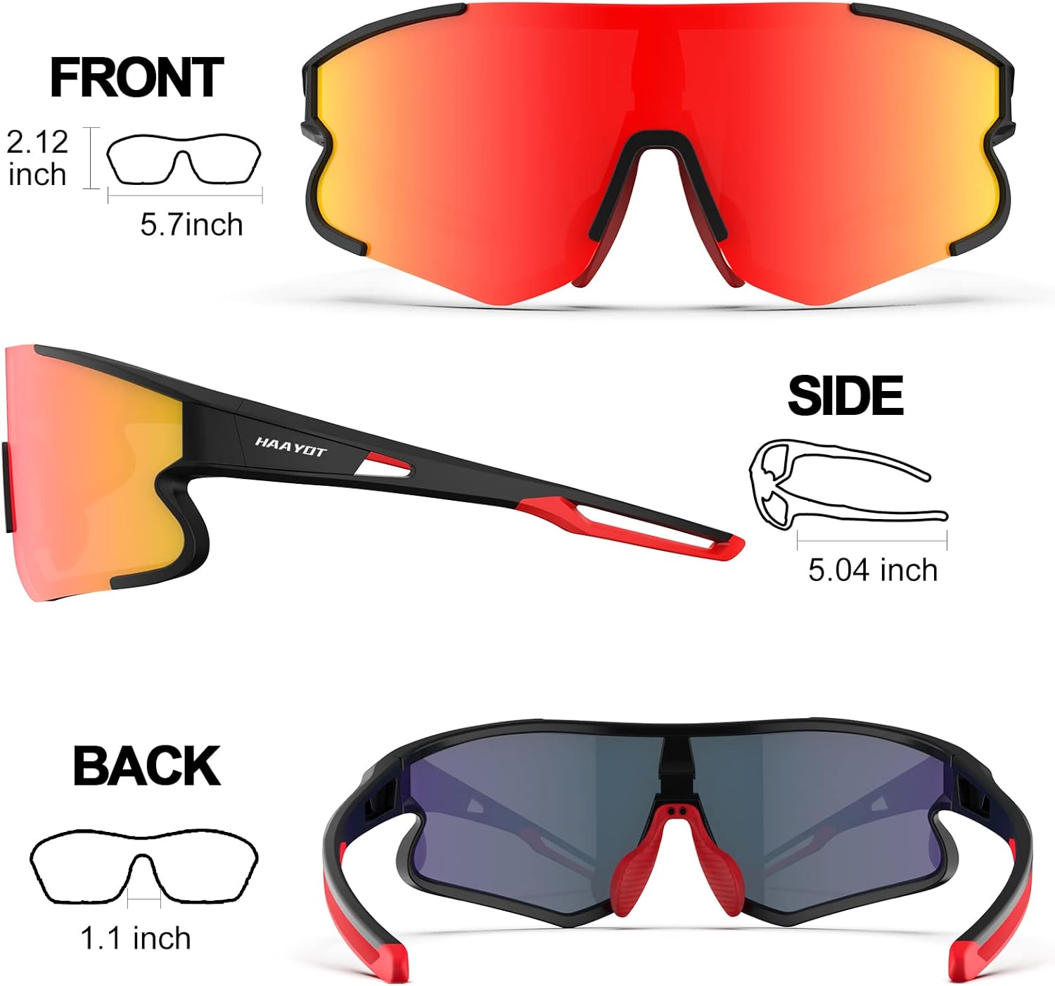 Béisbol Lentes De Sol Para Deportes Gafas De Sol 100% S3 Negro