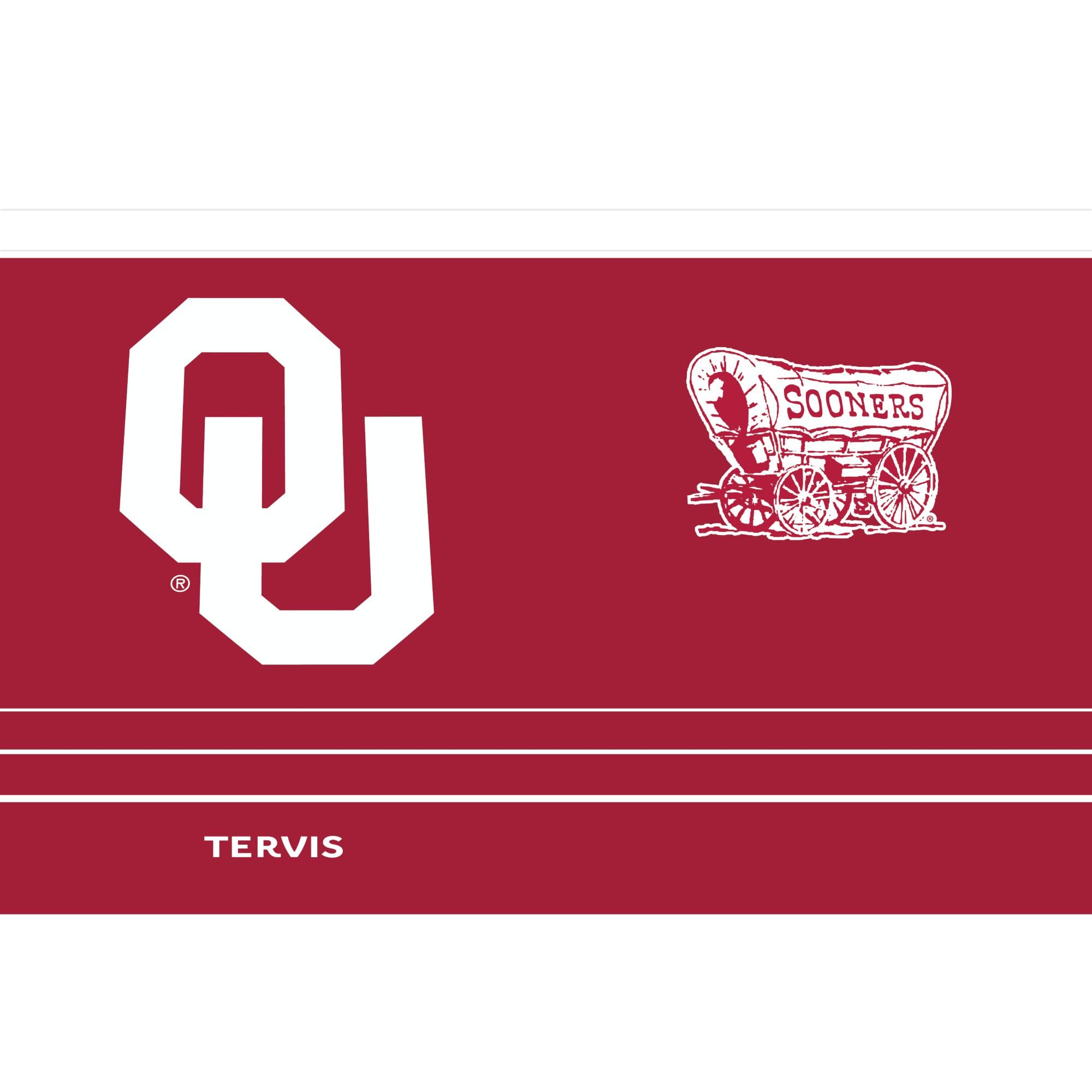 Tervis Oklahoma Sooners MVP Insulated Tumbler - 20oz Stainless Steel, Triple-Wall, Keeps Drinks Hot Or Cold, Leak-Resistant Lid