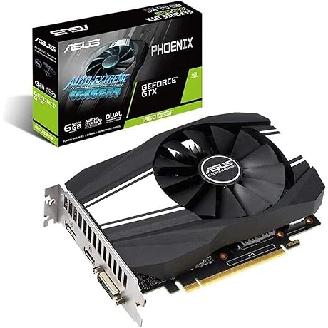 ASUS GeForce GTX 1660 SUPER OC 6GB Edition Graphics Card (PH-GTX1660S-O6G)