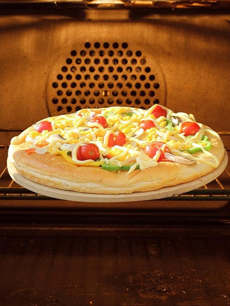 Round Cordierite Pizza Stone for Oven (1)