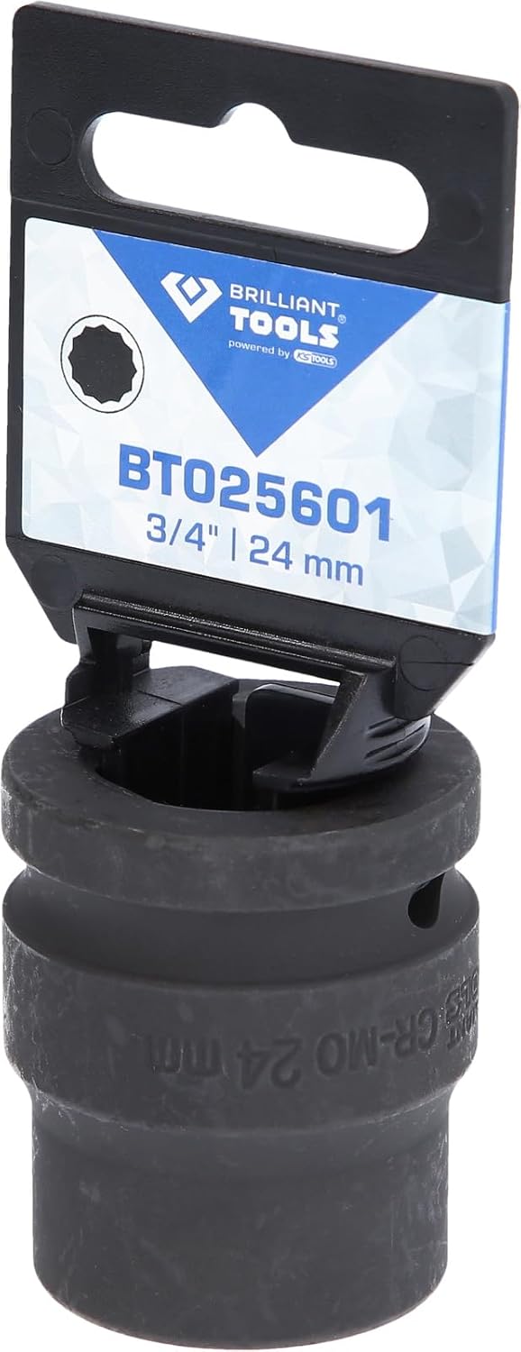 KS Tools BT025601 3/4" Impact 12 Point Socket 24mm Short