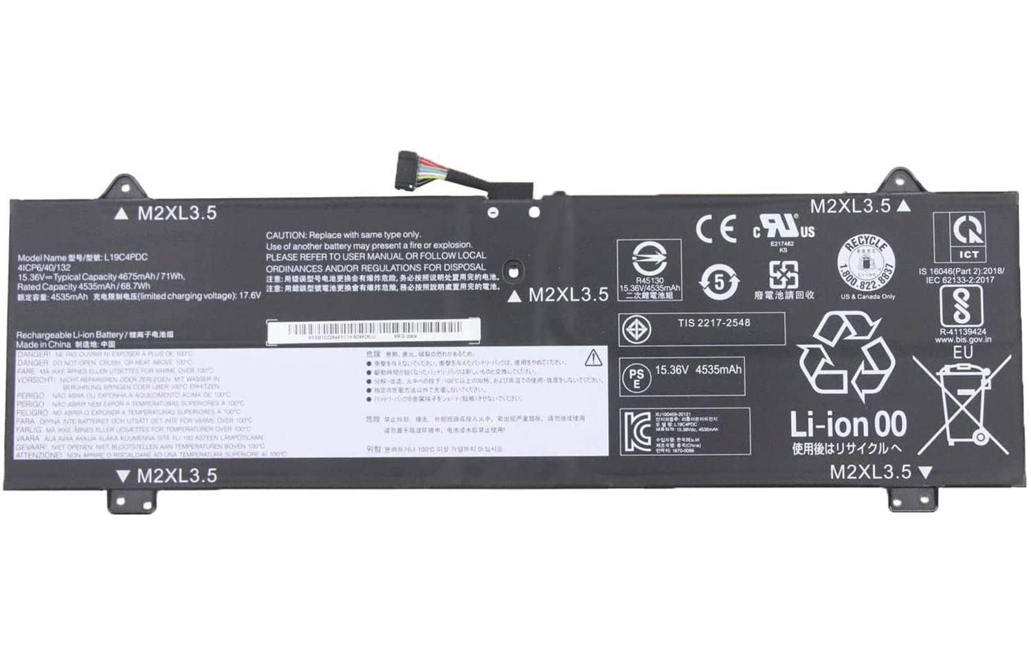 L19C4PDC 5B10Z26482 L19L4PDC 5B10Z26485 L19M4PDC 5B10Z26479 Laptop Akku