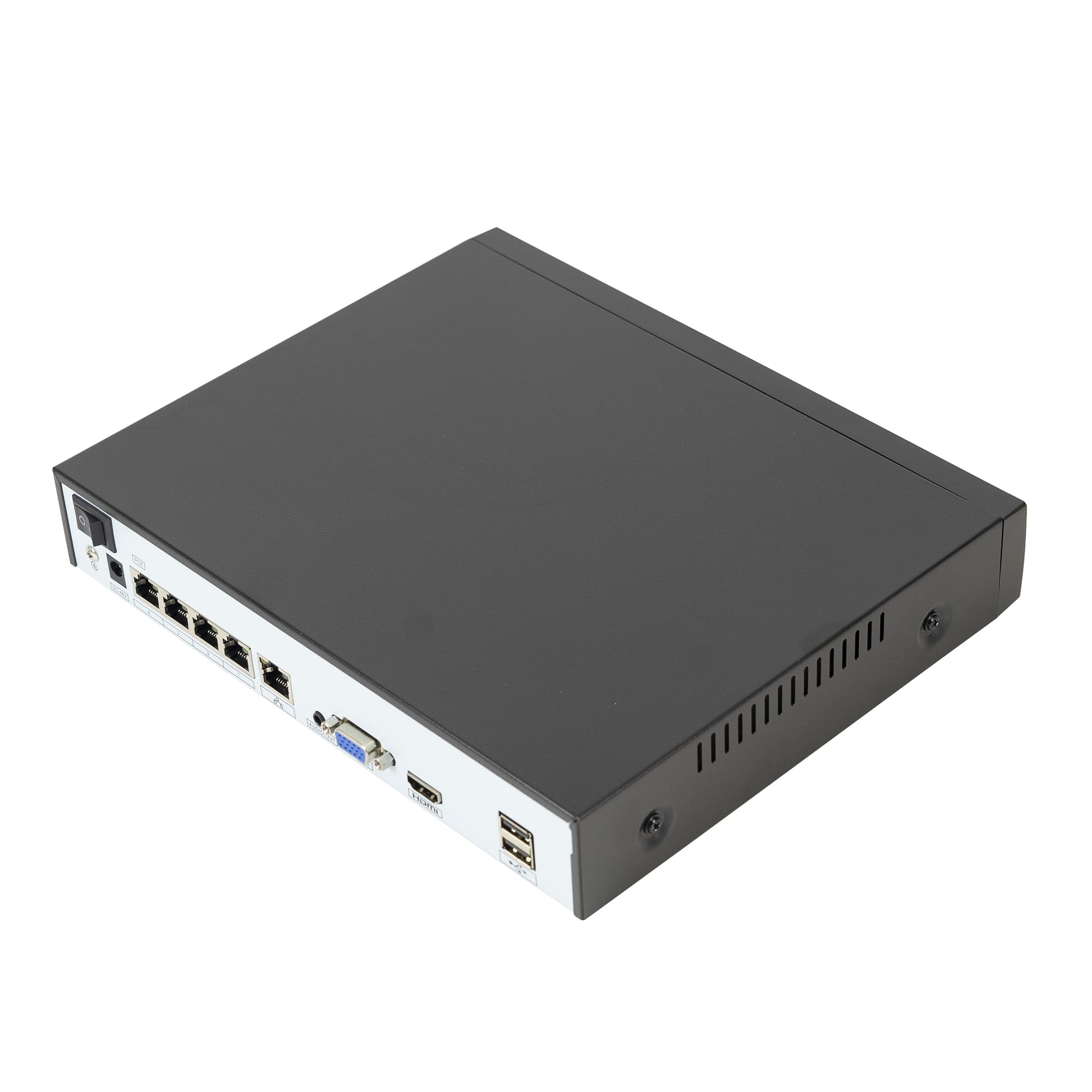 POE NVR PNI House IP710J, 10 canali 4K 8MP, 4 canali POE, sì, 6 canali IP, nero