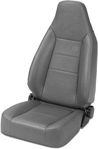 Miniatura 3 de Bestop TrailMax II asiento delantero deportivo para Jeep con respaldo fijo, todo de vinilo, para Jeep CJ 76-6 y Wrangler, Spice