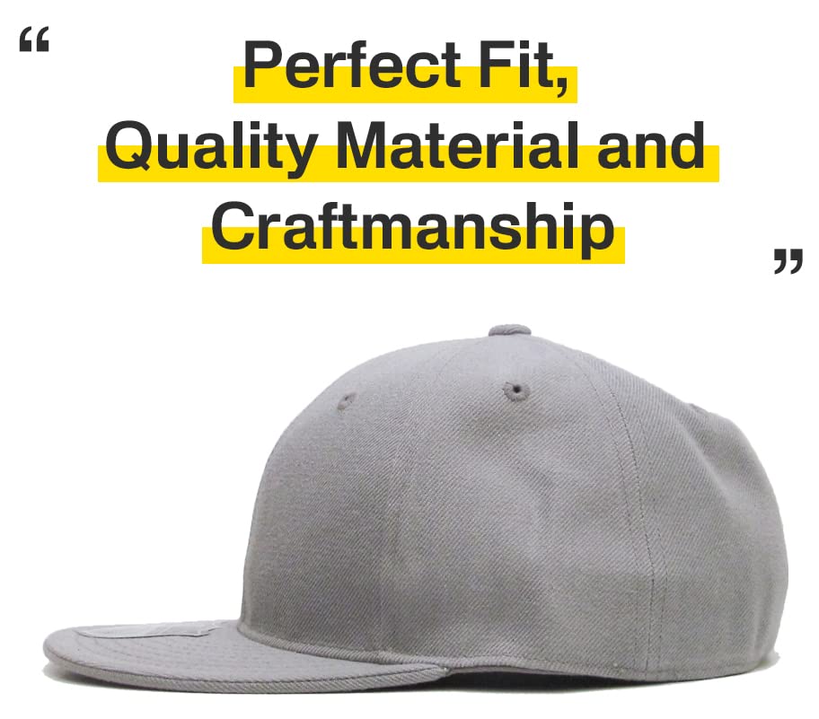 Image of KBETHOS Original 6 Panel Flat Brim True-Fit Fitted Cap