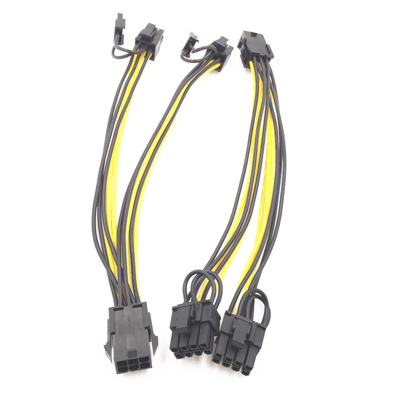 Cavo Splitter Alimentazione PCIe 6 Pin A 2x6 Pin - 20cm, 2 Confezioni, Per Schede Video - Foto 5