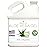 KinRose Care Aloe Vera Gel Organic Gallon for Face, Skin, Hair & Sunburn Relief 100 Percent Pure Aloe Vera Gel Bulk Wholesale - Cold Pressed, Vegan, Unscented - Made in USA (128 Fl Oz)
