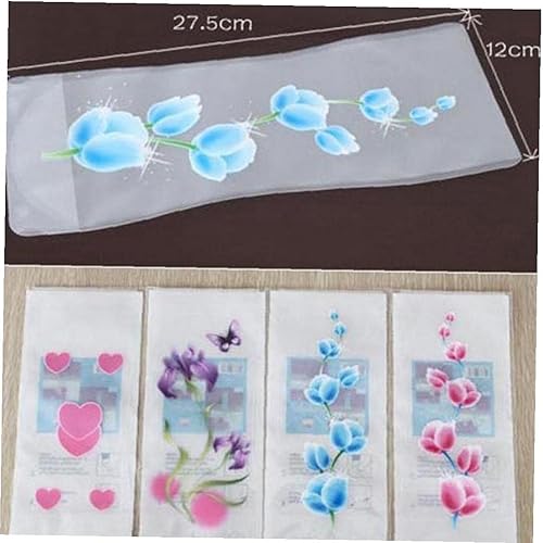 Miniatura 3 de Florero plegable de plástico de PVC ecológico, 3 piezas, decoración de oficina en casa, centros de mesa, arreglando ramos, tubos al azar