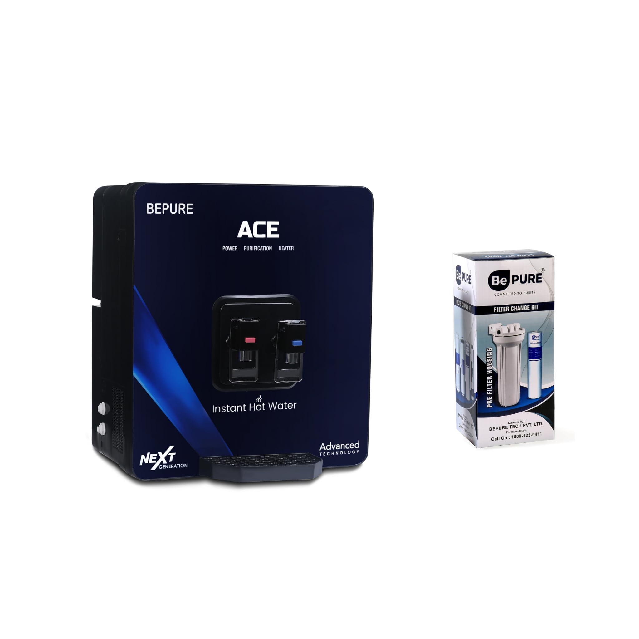 Bepure Annual Filter Change Kit for Bepure Ace Model with Alkaline Cartridge-image-0