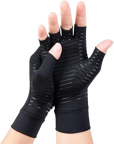 Miniatura 2 de Guantes de compresión de medio dedo al aire libre, guantes de ciclismo para hombres y mujeres