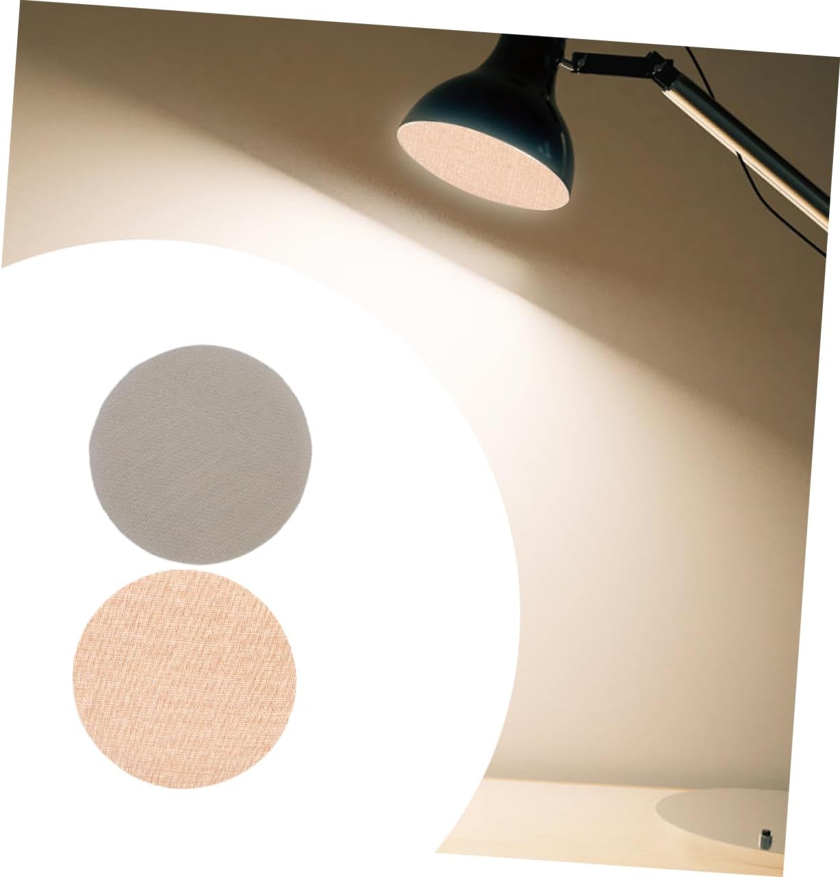 2Pcs Dazzling Proof Lamp Shade Diffusers Heat-Resistant Downlight Diffuser Plates for Ceiling Spotlights Soft Light Cover for Children's Room Lighting
