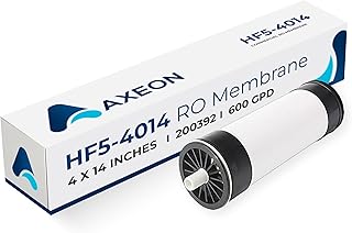 Axeon HF5-4014 RO Membrane 600 GPD Permeate Flow Rate, 80 PSI 4" x 14" Polyamide Thin Film Composite Ultra Low Energy Reverse Osmosis 200392 Element, 2-11 pH Range