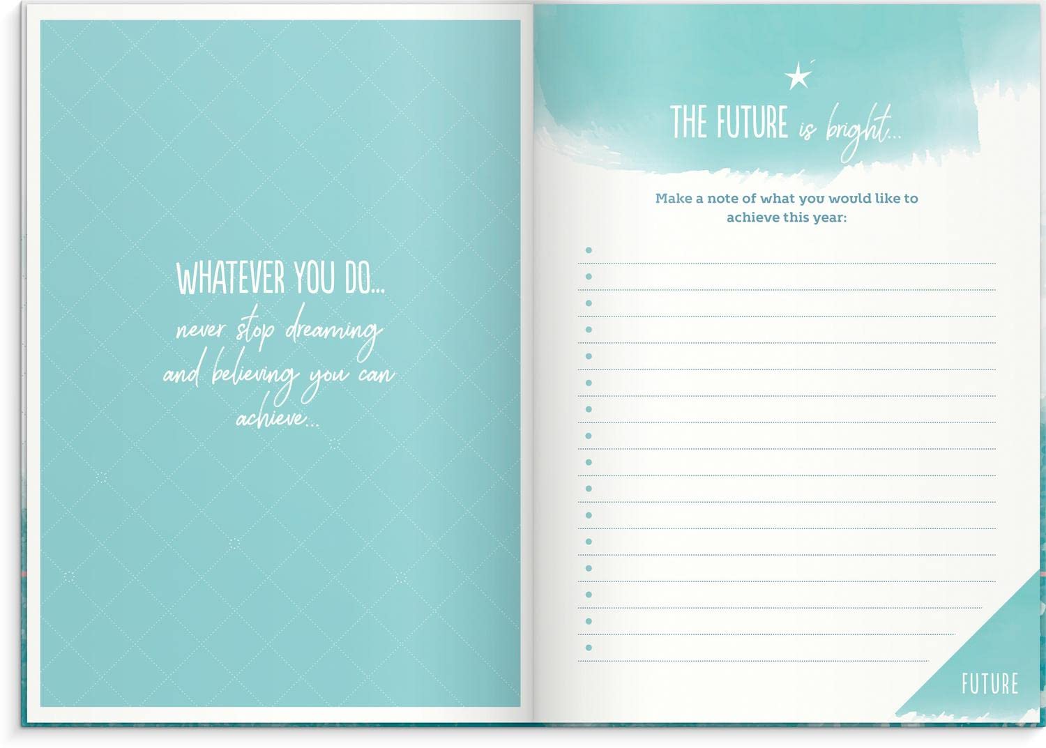 Burde This is my year: Terminplaner Undatiert mit Verschlussgummi