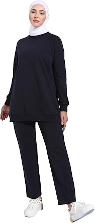Modanisa Tracksuit Set Navy Blue