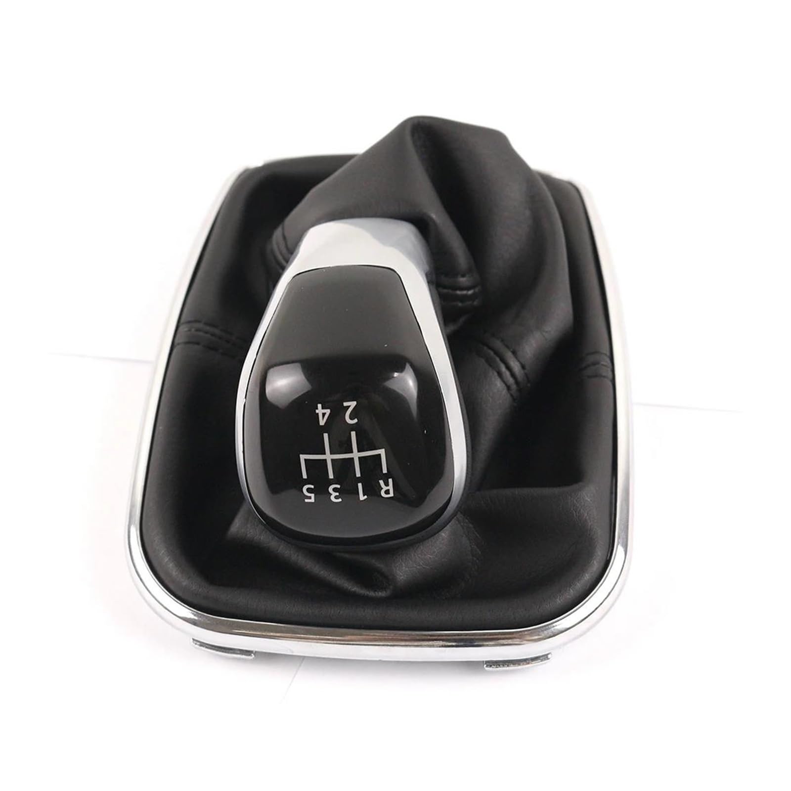 WLNWERDPKK Gear Shift Knob 1PCS for 1999-2004 for Golf 4 IV MK4 for GTI R32 for Bora for Jetta MT 12mm Gear Shift Knob Lever Shifter Gaitor Boot Stick Knob(5 Speed)