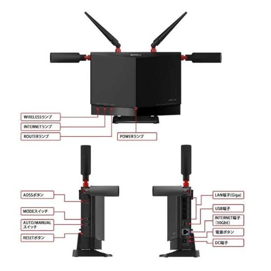 Amazon.co.jp: 【整備済み品】 バッファロー WiFi 無線LAN Wi-Fi